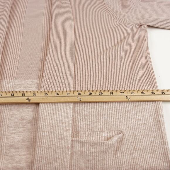 Lululemon Restful Intention Sweater Wrap Pink Bliss Cardigan Duster Womens Sz 10 - Picture 4 of 9